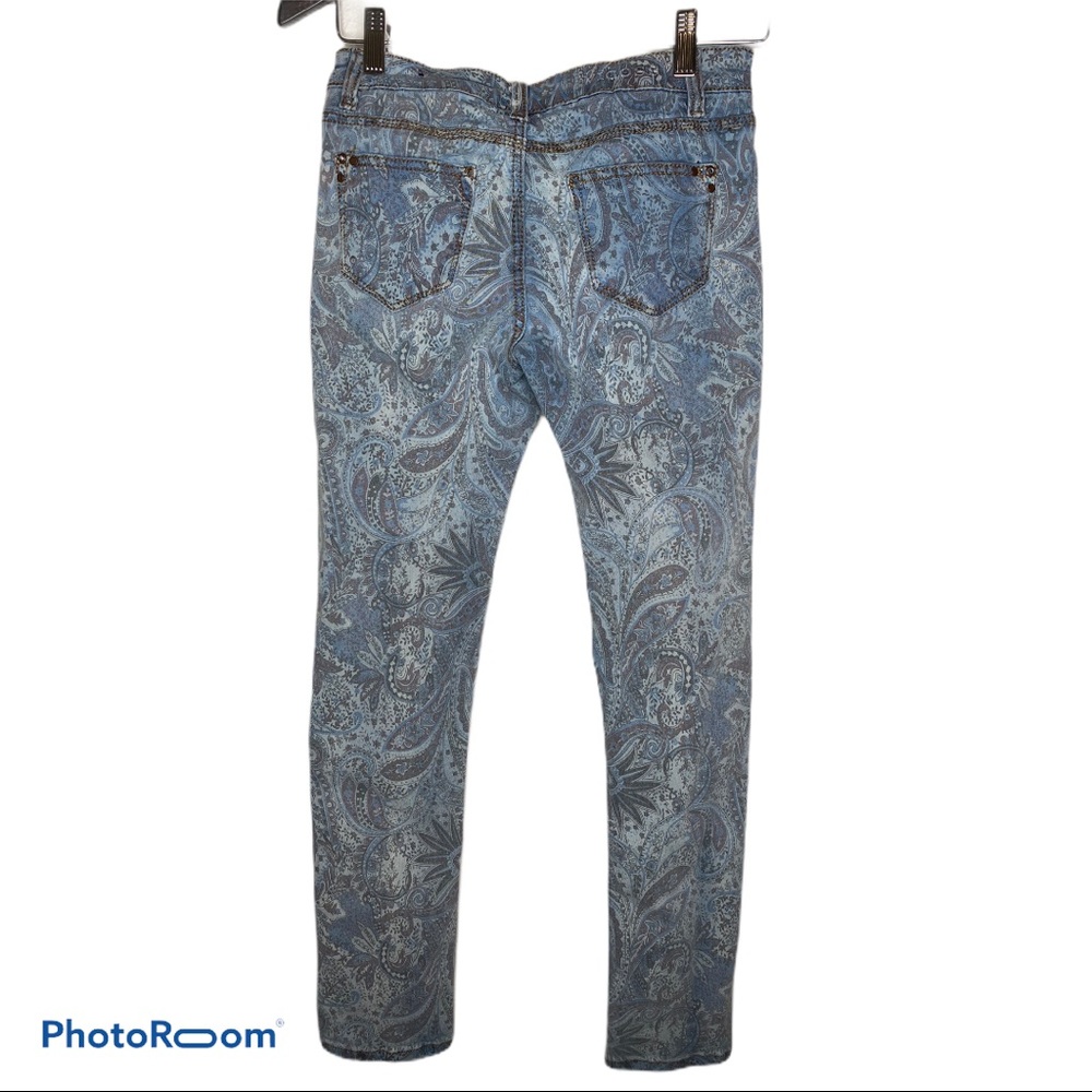 Vigoss patterned skinny jeans CHILDS size 14
